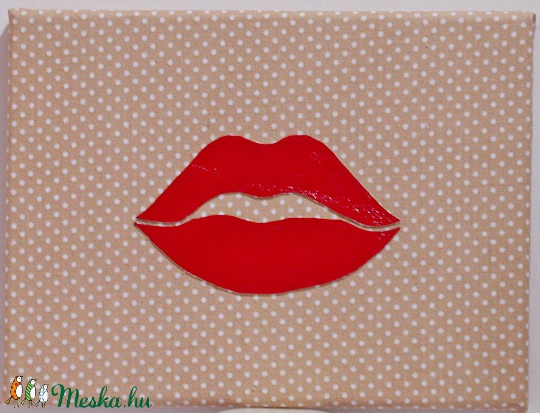 Pop-Art Dekor   kamaszlányoknak textil kép - művészet - kollázs - Meska.hu