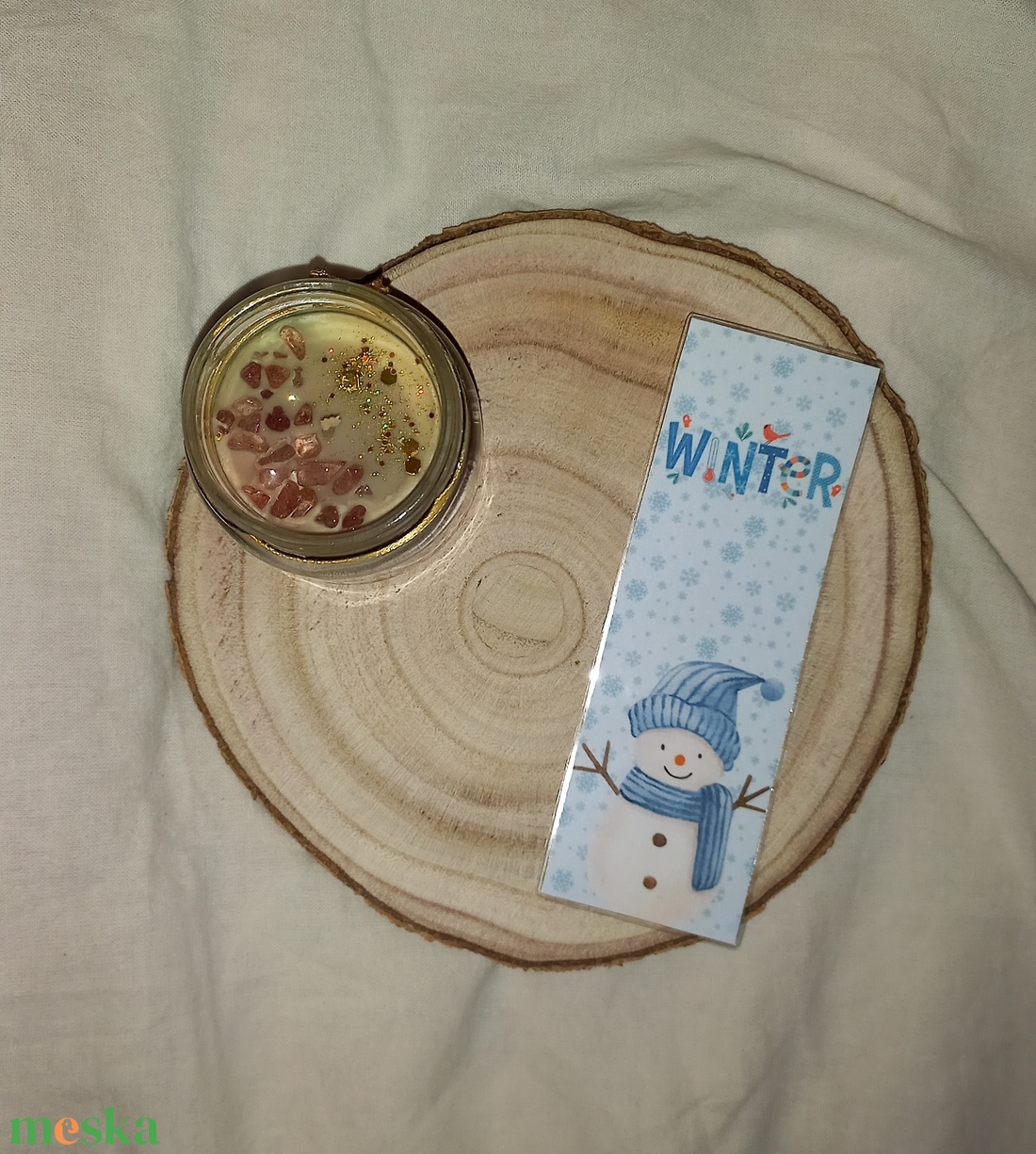 Téli könyvjelző 1. - könyv & zene - könyvjelző - Meska.hu