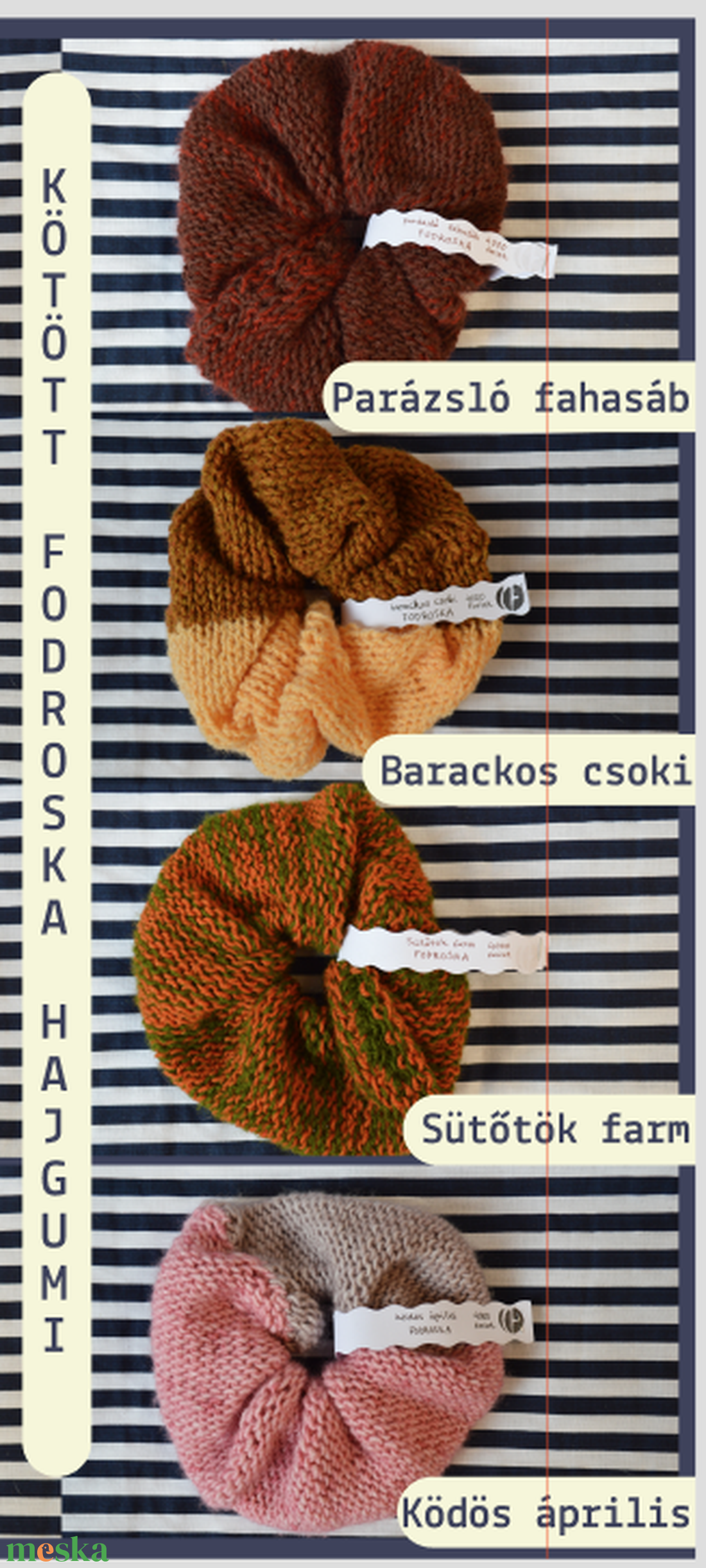 Kötött scrunchie hajgumi - ruha & divat - hajdísz & hajcsat - hajgumi - Meska.hu Kötött scrunchie hajgumi - ruha & divat - hajdísz & hajcsat - hajgumi - Meska.hu