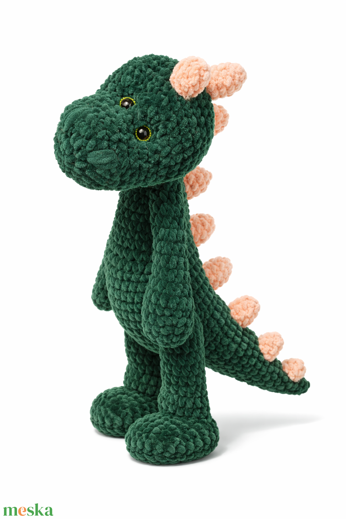 Horgolt plüss dinoszaurusz - játék & sport - plüssállat & játékfigura - plüss dínók - Meska.hu