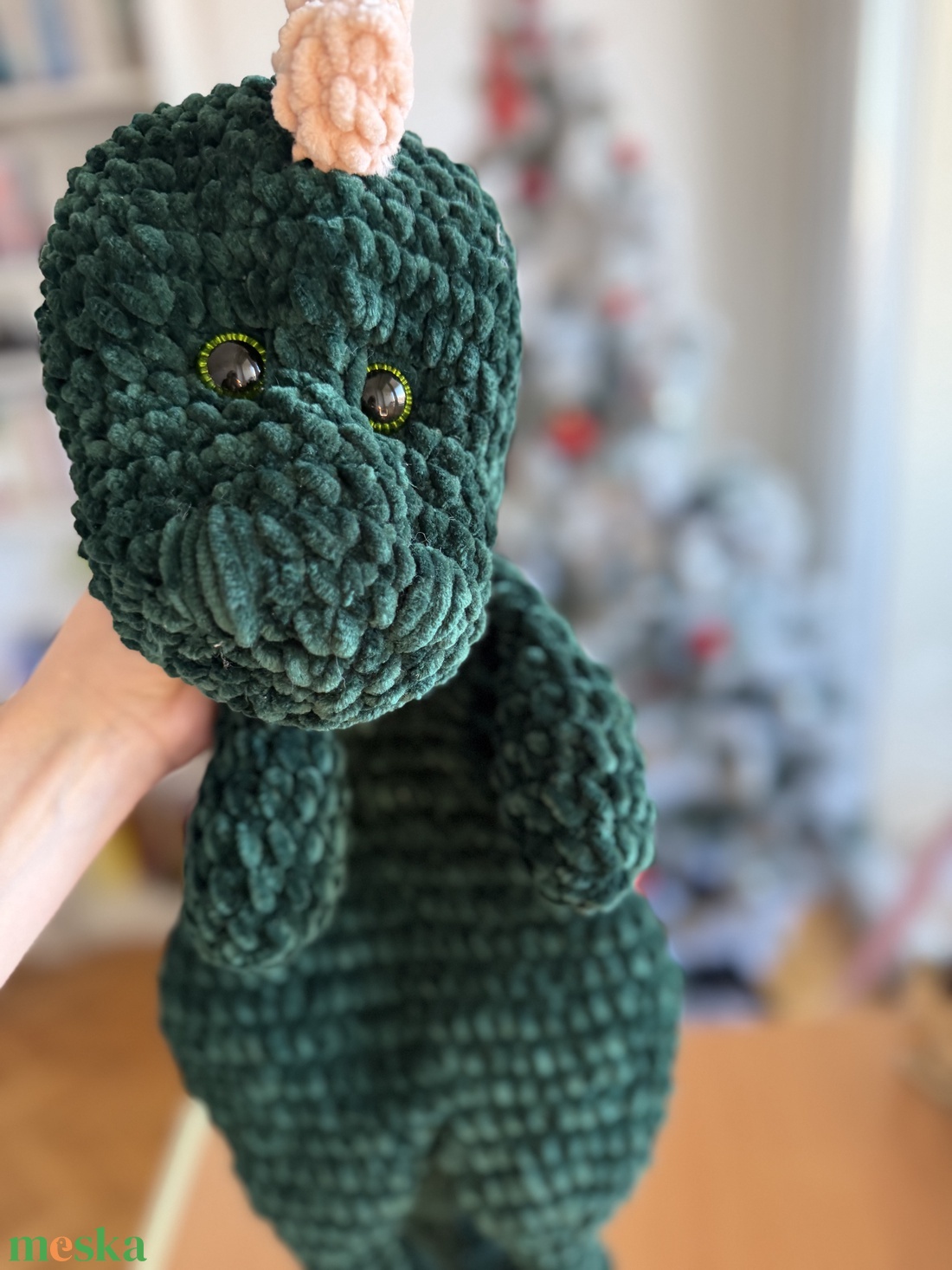 Horgolt plüss dinoszaurusz - játék & sport - plüssállat & játékfigura - plüss dínók - Meska.hu