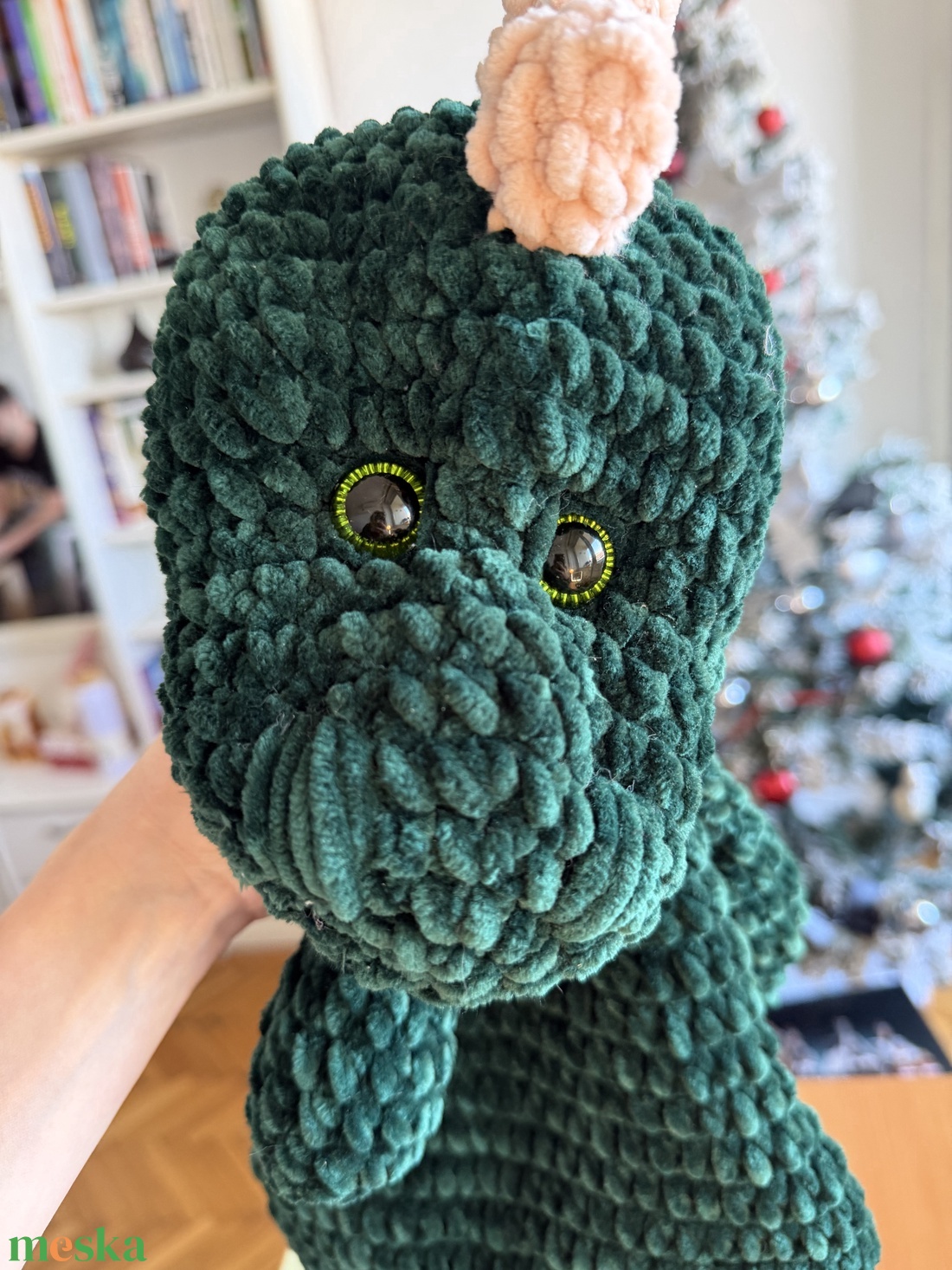 Horgolt plüss dinoszaurusz - játék & sport - plüssállat & játékfigura - plüss dínók - Meska.hu