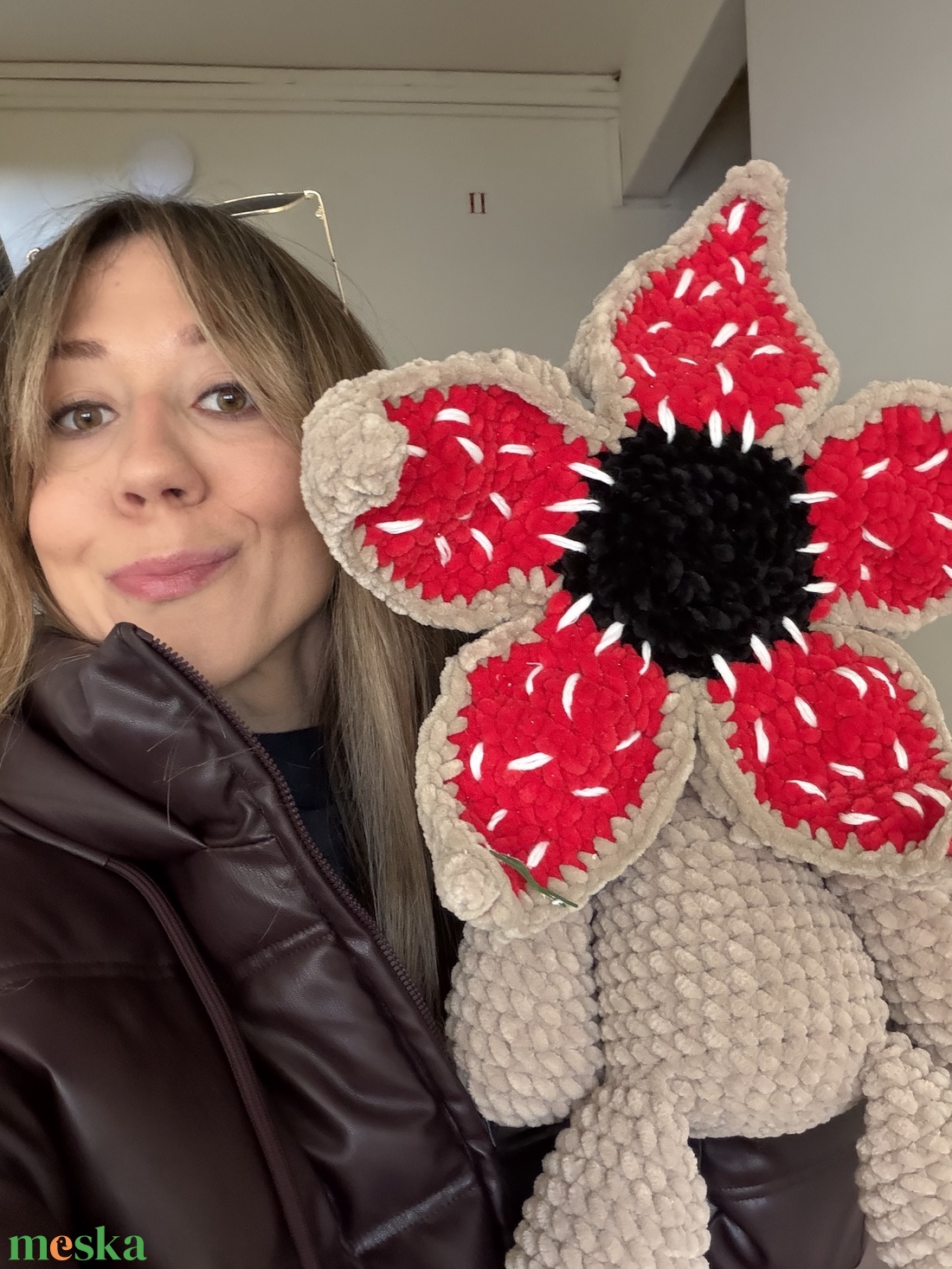 Demogorgon horgolt plüss, rendelésre készítem - játék & sport - plüssállat & játékfigura - más figura - Meska.hu