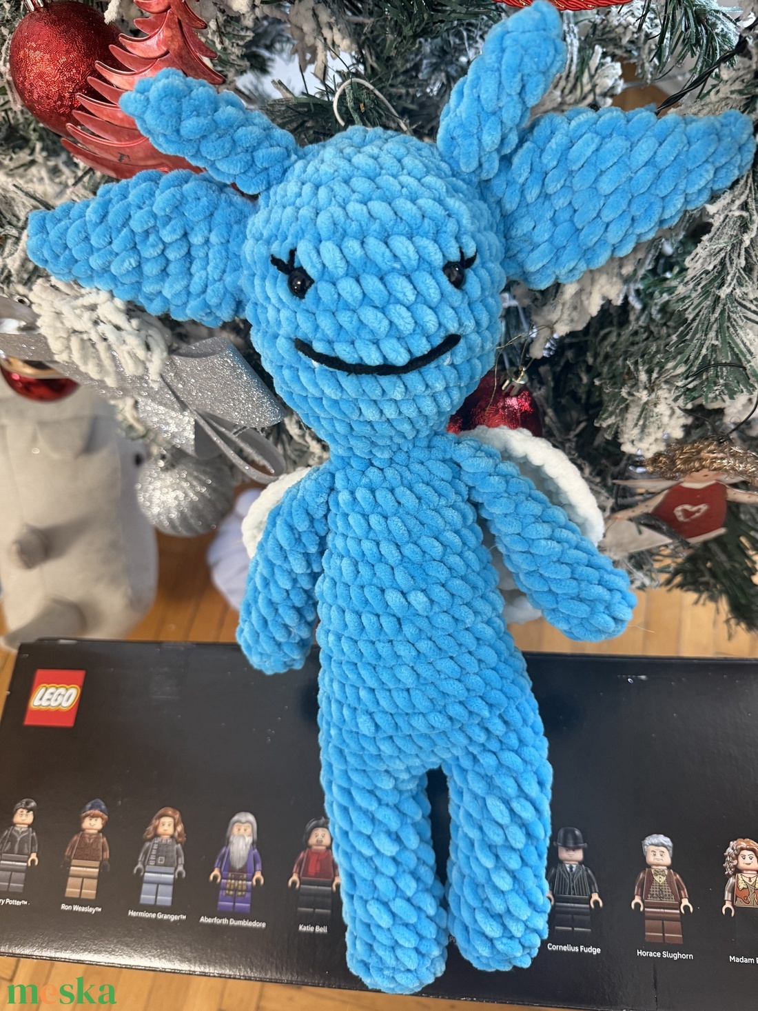 Cornish Pixie horgolt figura - játék & sport - plüssállat & játékfigura - plüss mesefigurák - Meska.hu