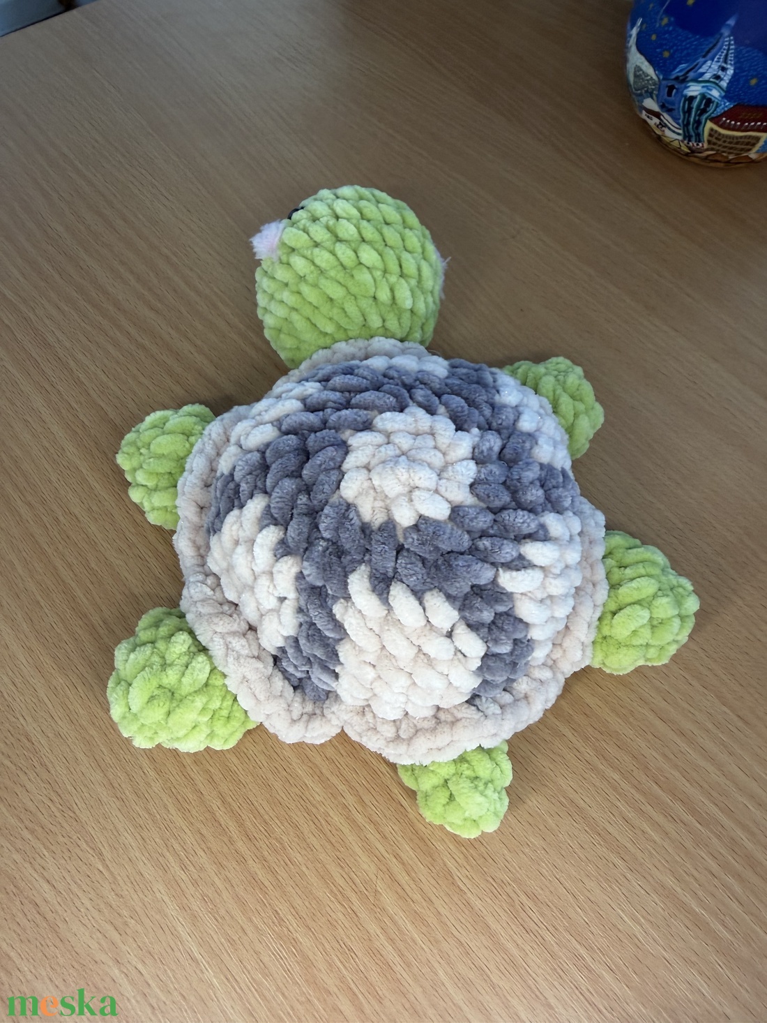 Horgolt teknős plüss - játék & sport - plüssállat & játékfigura - teknős - Meska.hu