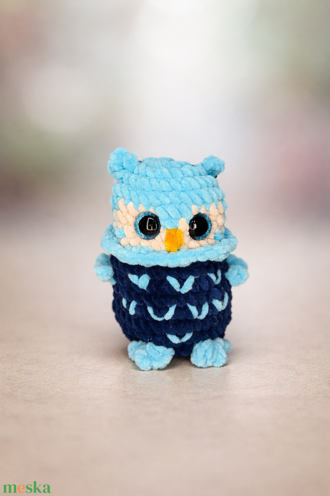 Horgolt plüss bagoly - játék & sport - plüssállat & játékfigura - bagoly - Meska.hu