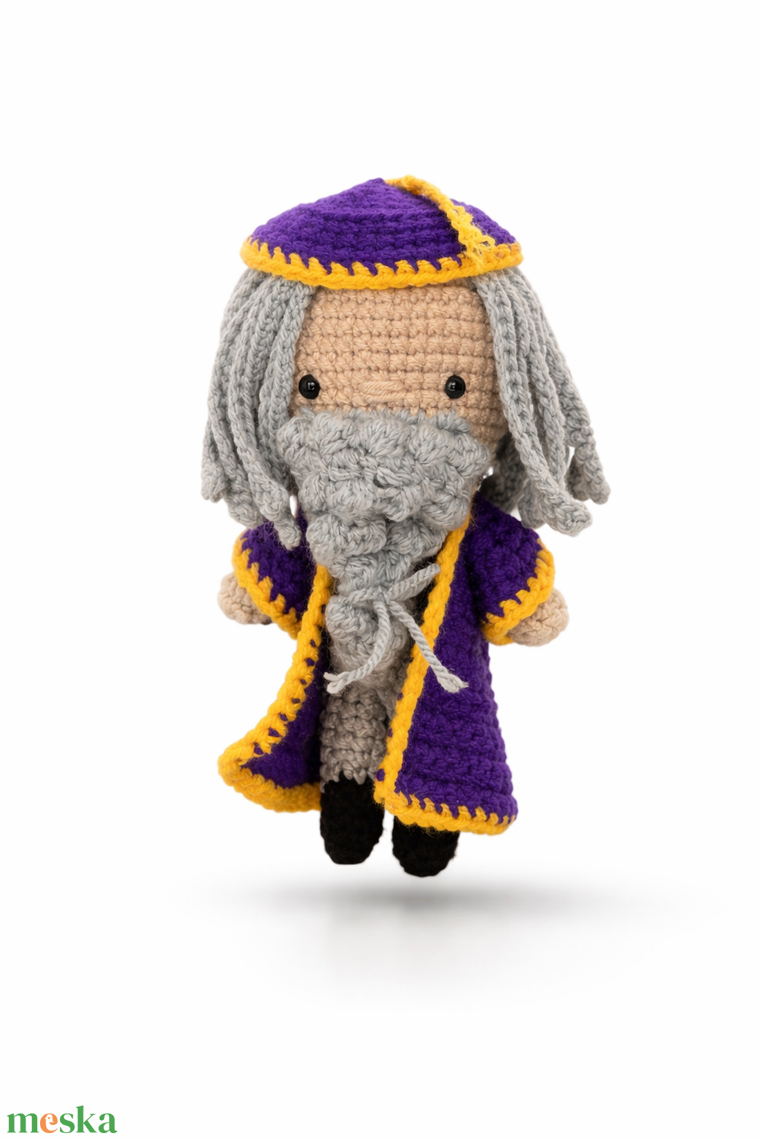 Horgolt Dumbledore figura - játék & sport - plüssállat & játékfigura - más figura - Meska.hu