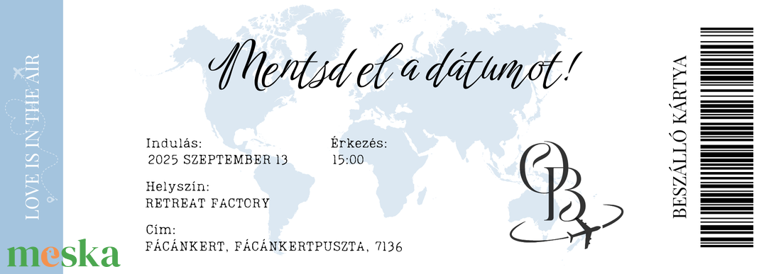 Személyre szabott, esküvői meghívó - művészet - grafika & illusztráció - digitális - Meska.hu