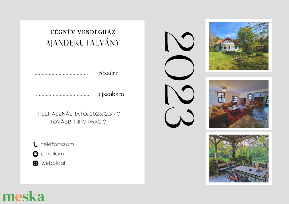 Személyre szabott, digitális ajándékkártya - művészet - grafika & illusztráció - digitális - Meska.hu