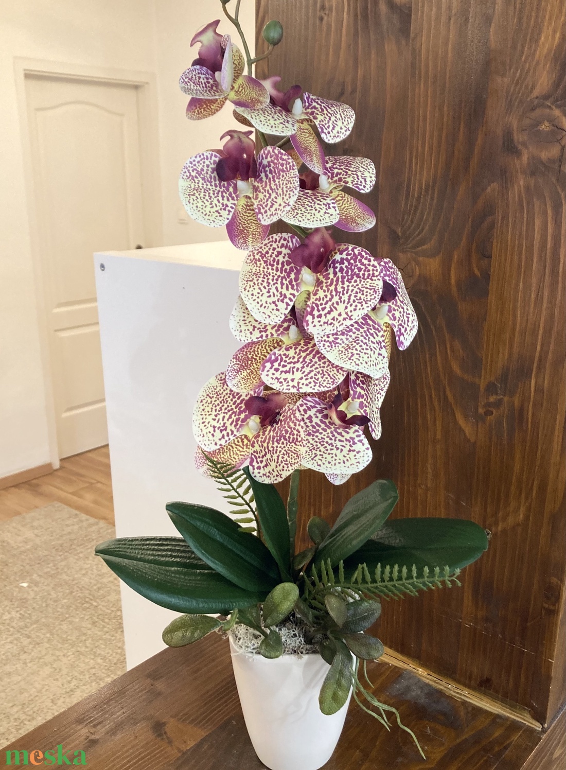 Foltos mintás orchidea kerámiban - otthon & életmód - dekoráció - asztal és polc dekoráció - asztaldísz - Meska.hu Foltos mintás orchidea kerámiban - otthon & életmód - dekoráció - asztal és polc dekoráció - asztaldísz - Meska.hu