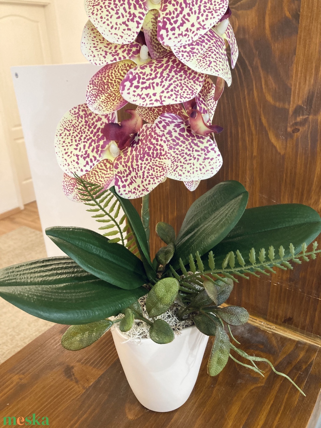 Foltos mintás orchidea kerámiban - otthon & életmód - dekoráció - asztal és polc dekoráció - asztaldísz - Meska.hu Foltos mintás orchidea kerámiban - otthon & életmód - dekoráció - asztal és polc dekoráció - asztaldísz - Meska.hu