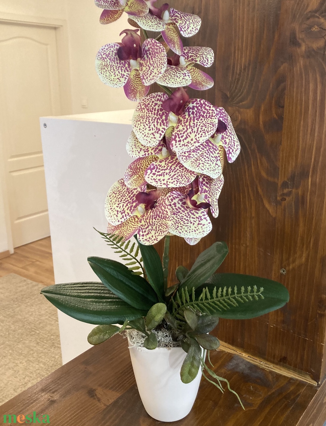 Foltos mintás orchidea kerámiban - otthon & életmód - dekoráció - asztal és polc dekoráció - asztaldísz - Meska.hu Foltos mintás orchidea kerámiban - otthon & életmód - dekoráció - asztal és polc dekoráció - asztaldísz - Meska.hu