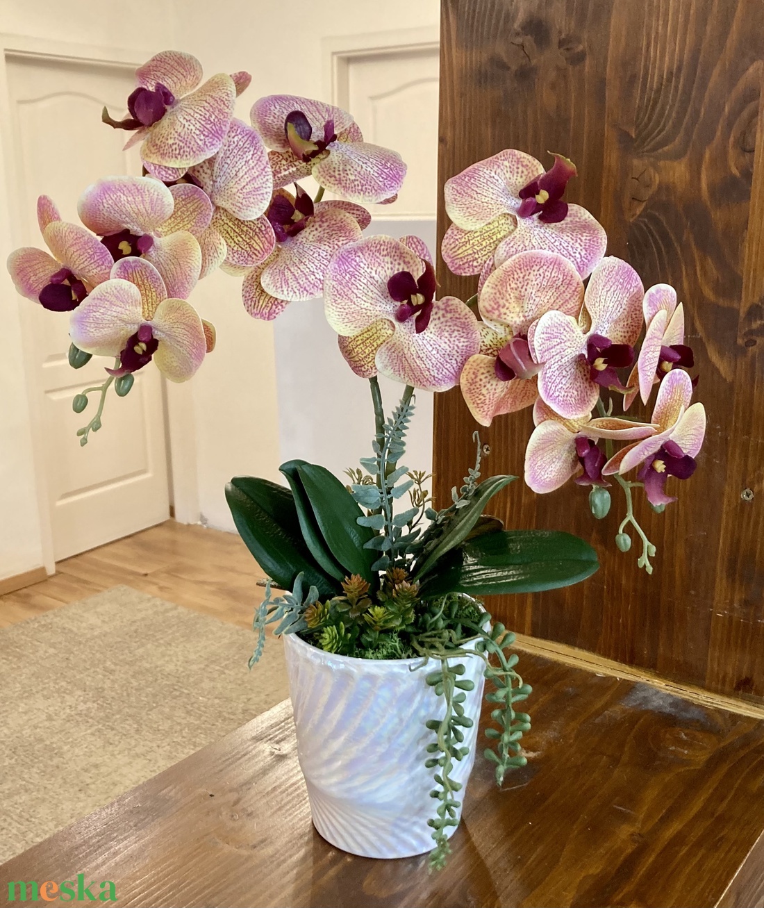 Trópusi hangulatú orchidea - otthon & életmód - dekoráció - asztal és polc dekoráció - asztaldísz - Meska.hu Trópusi hangulatú orchidea - otthon & életmód - dekoráció - asztal és polc dekoráció - asztaldísz - Meska.hu