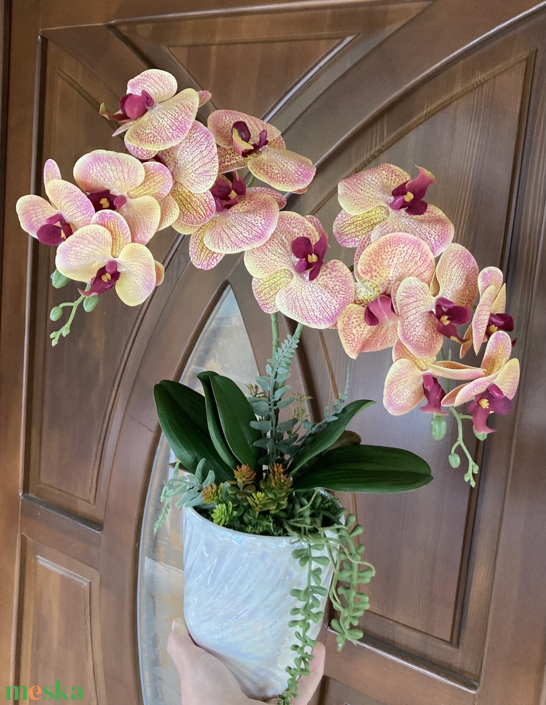 Trópusi hangulatú orchidea - otthon & életmód - dekoráció - asztal és polc dekoráció - asztaldísz - Meska.hu Trópusi hangulatú orchidea - otthon & életmód - dekoráció - asztal és polc dekoráció - asztaldísz - Meska.hu