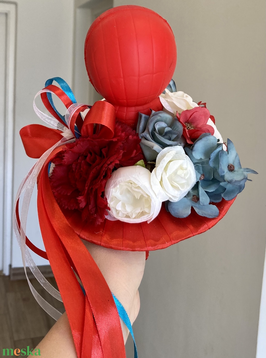 Szuperhősös ballagási csokor - pókember - otthon & életmód - dekoráció - Meska.hu