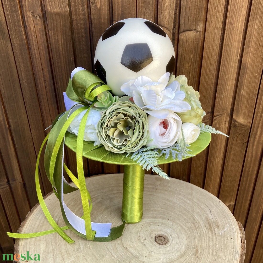 Ovis ballagási csokor focis - otthon & életmód - dekoráció - Meska.hu