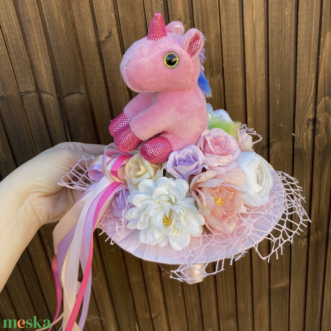 Ovis ballagási csokor unikornis - otthon & életmód - dekoráció - Meska.hu