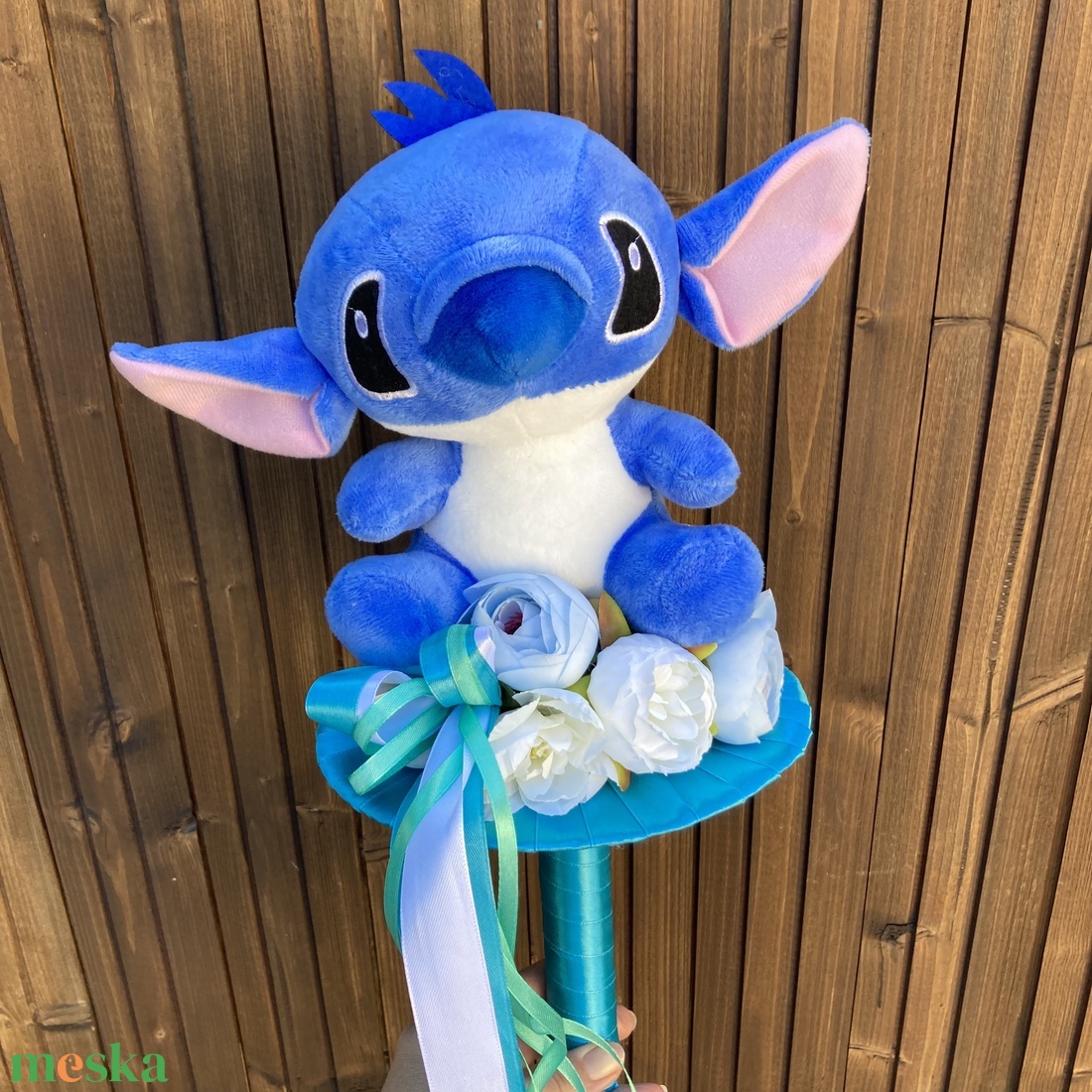 Ovis ballagási csokor  Stitch - otthon & életmód - dekoráció - virágdísz és tartó - csokor & virágdísz - Meska.hu