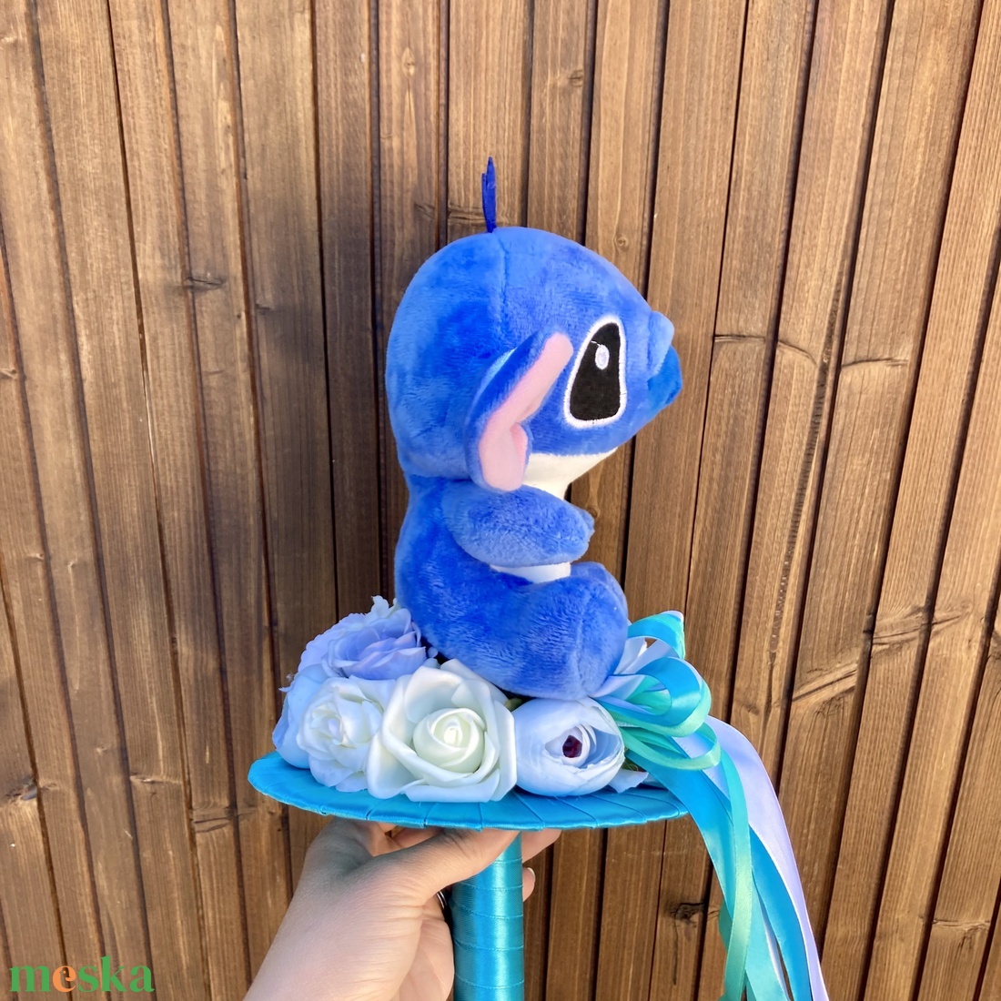 Ovis ballagási csokor  Stitch - otthon & életmód - dekoráció - virágdísz és tartó - csokor & virágdísz - Meska.hu