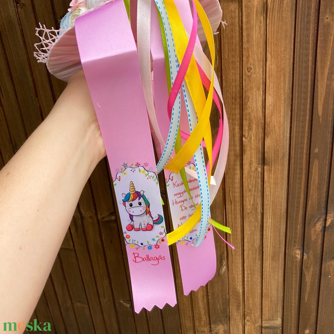 Unikornis ballagási csokor  - otthon & életmód - dekoráció - Meska.hu