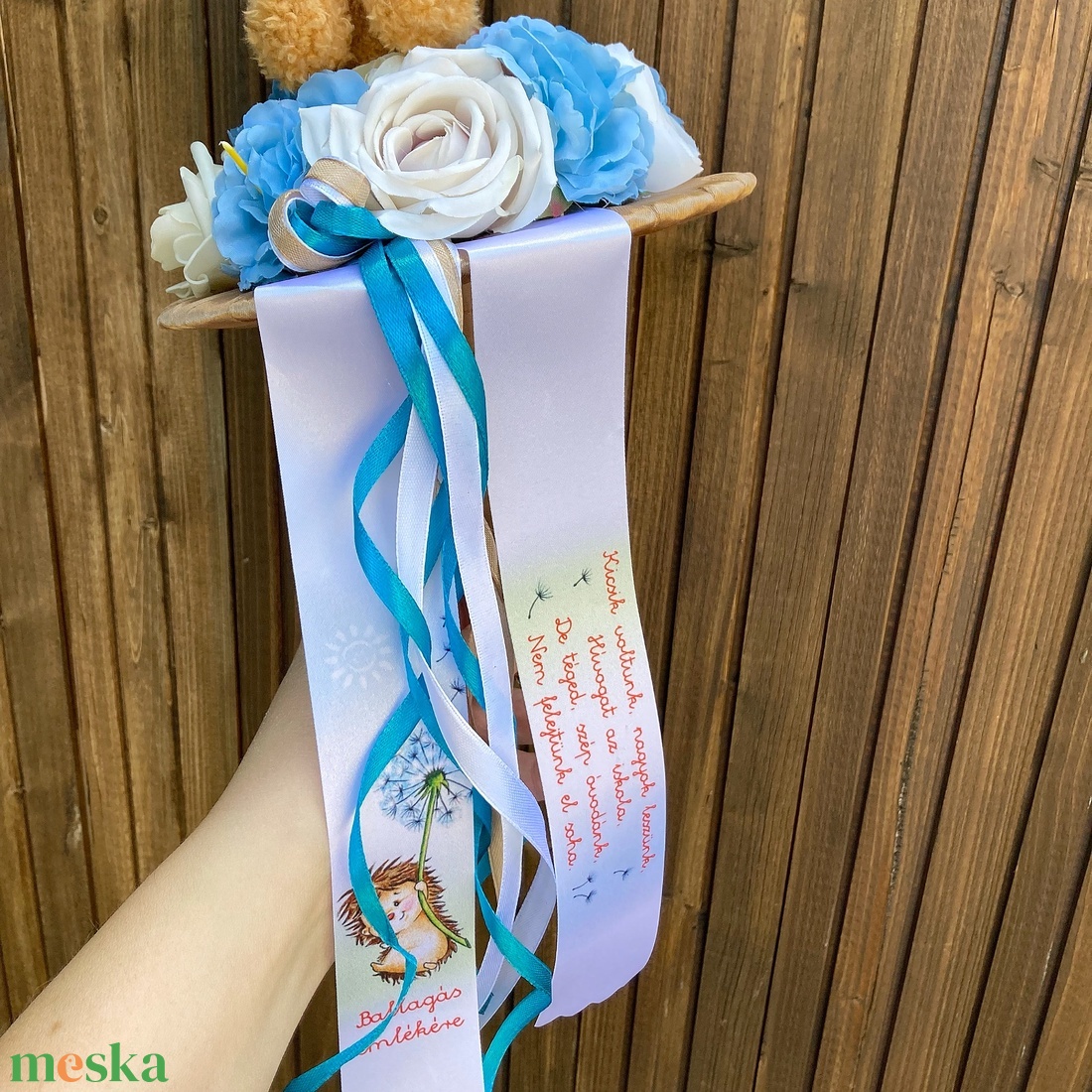 Ovis ballagási csokor kuytusos - otthon & életmód - dekoráció - virágdísz és tartó - csokor & virágdísz - Meska.hu