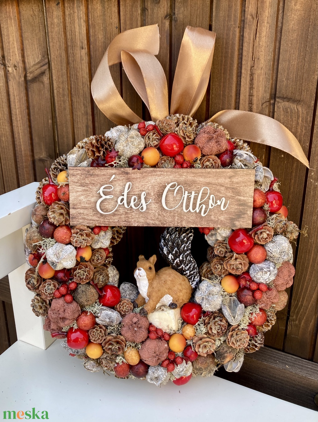 Őszi ajtódísz - otthon & életmód - dekoráció - ajtó- és ablak dekoráció - ajtódísz & kopogtató - Meska.hu