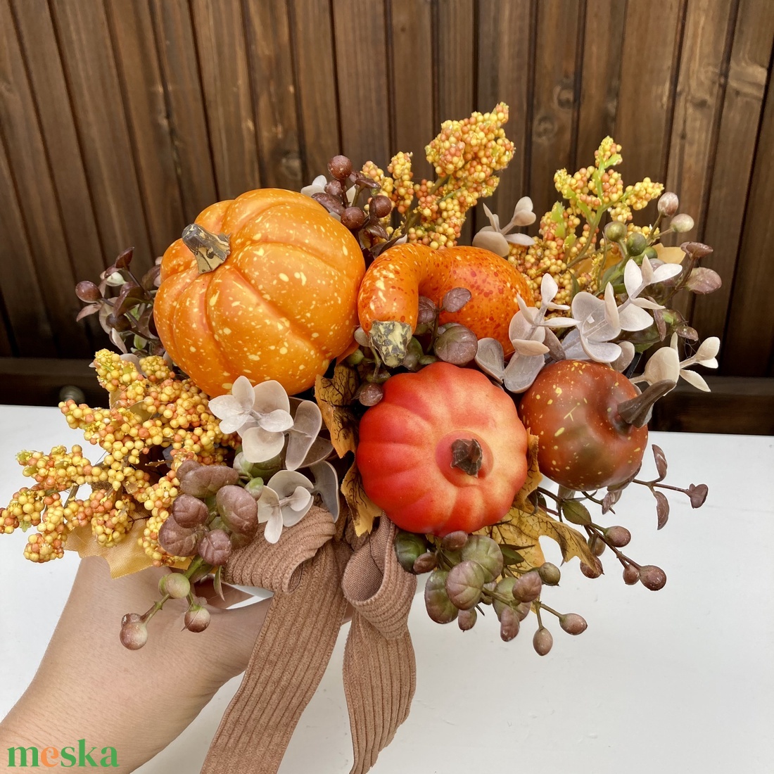 Őszi asztaldísz - otthon & életmód - dekoráció - asztal és polc dekoráció - asztaldísz - Meska.hu