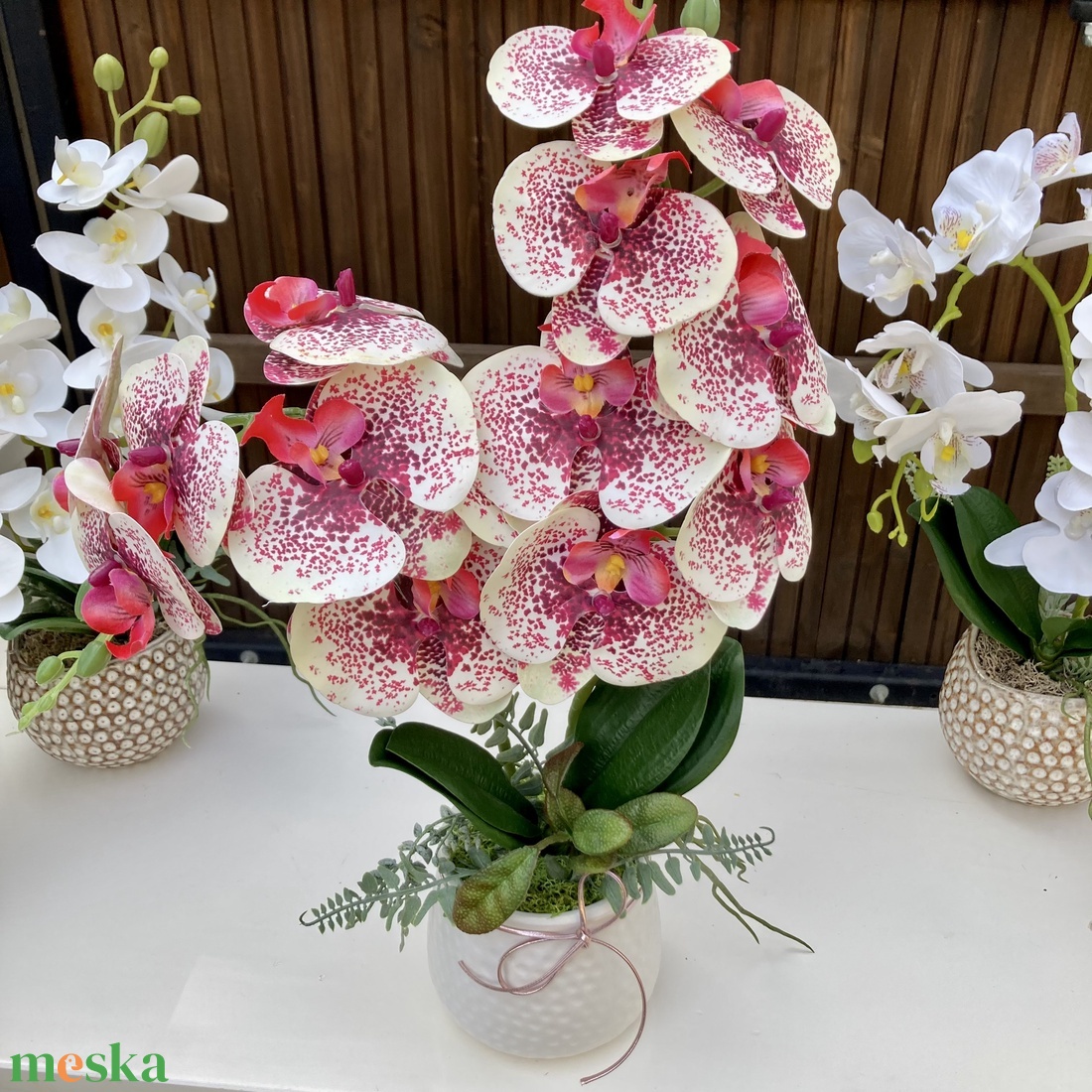 Orchidea asztaldísz - otthon & életmód - dekoráció - asztal és polc dekoráció - asztaldísz - Meska.hu Orchidea asztaldísz - otthon & életmód - dekoráció - asztal és polc dekoráció - asztaldísz - Meska.hu
