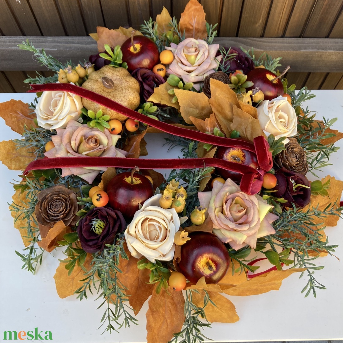 Őszi ajtódísz 35 cm - otthon & életmód - dekoráció - ajtó- és ablak dekoráció - ajtódísz & kopogtató - Meska.hu Őszi ajtódísz 35 cm - otthon & életmód - dekoráció - ajtó- és ablak dekoráció - ajtódísz & kopogtató - Meska.hu