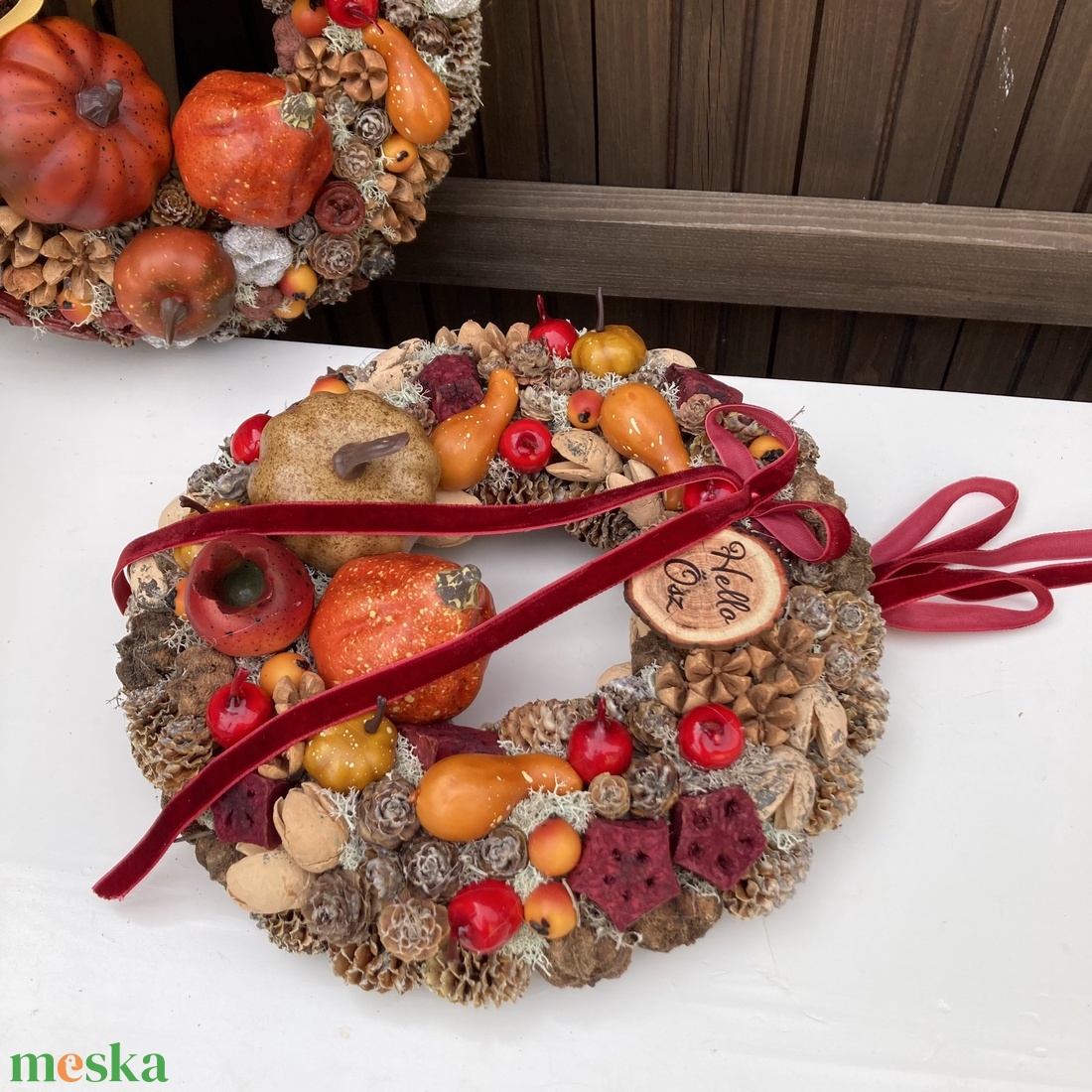 Őszi ajtódísz 25 cm - otthon & életmód - dekoráció - ajtó- és ablak dekoráció - ajtódísz & kopogtató - Meska.hu Őszi ajtódísz 25 cm - otthon & életmód - dekoráció - ajtó- és ablak dekoráció - ajtódísz & kopogtató - Meska.hu