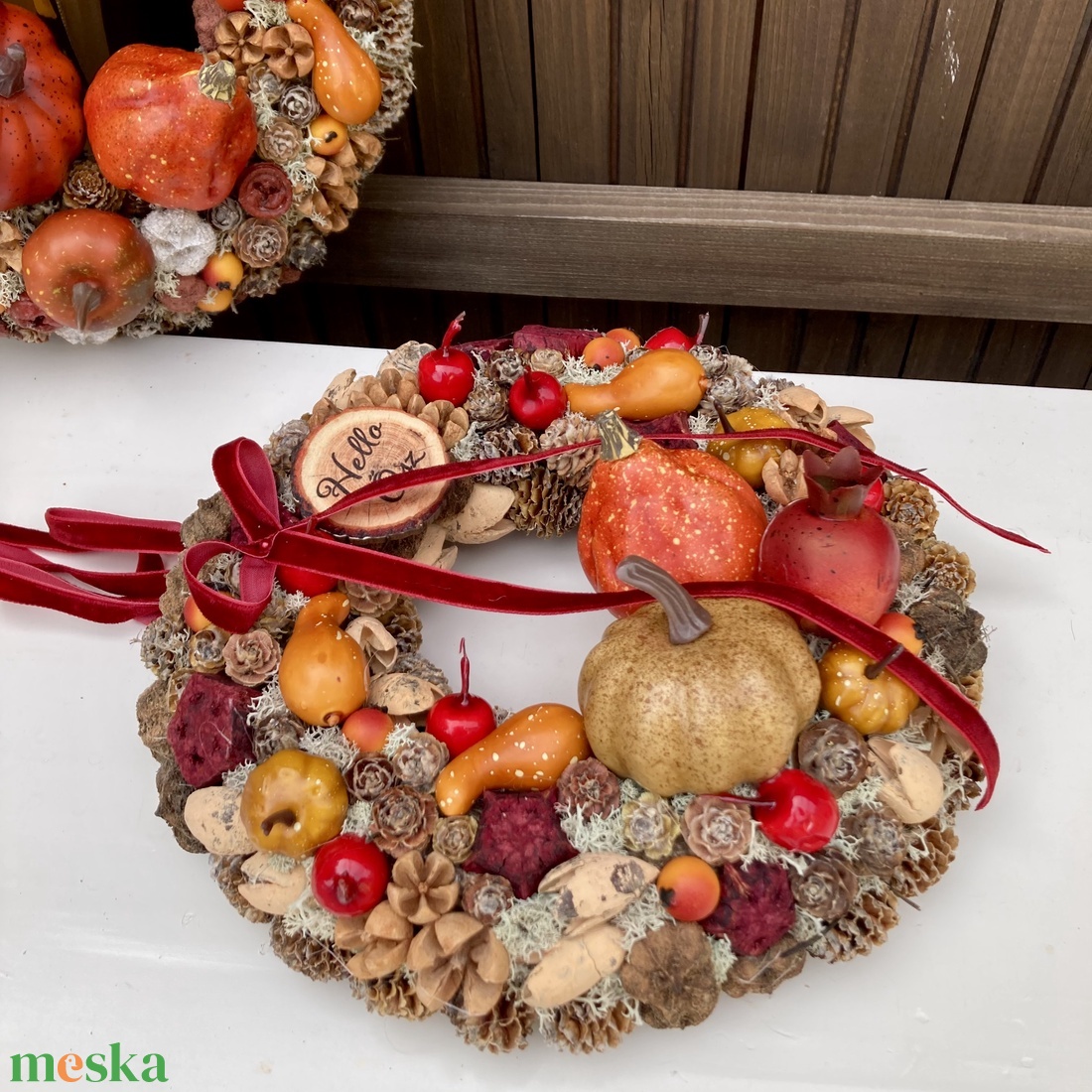 Őszi ajtódísz 25 cm - otthon & életmód - dekoráció - ajtó- és ablak dekoráció - ajtódísz & kopogtató - Meska.hu Őszi ajtódísz 25 cm - otthon & életmód - dekoráció - ajtó- és ablak dekoráció - ajtódísz & kopogtató - Meska.hu