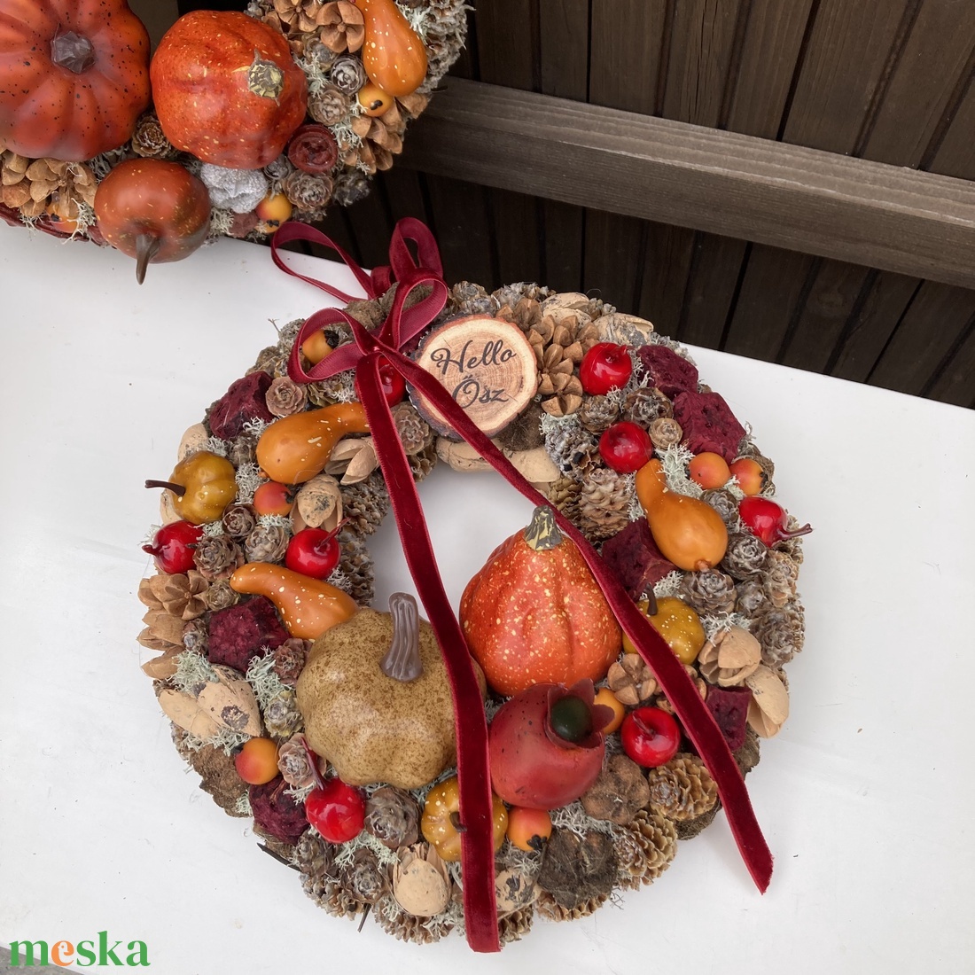 Őszi ajtódísz 25 cm - otthon & életmód - dekoráció - ajtó- és ablak dekoráció - ajtódísz & kopogtató - Meska.hu Őszi ajtódísz 25 cm - otthon & életmód - dekoráció - ajtó- és ablak dekoráció - ajtódísz & kopogtató - Meska.hu