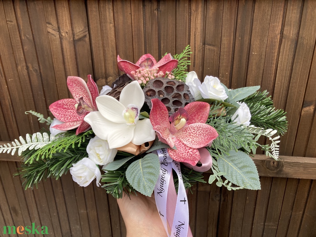 45 cm sírdísz - otthon & életmód - vallás - temetkezési tárgy - sírdísz, kegyeleti dísz - Meska.hu 45 cm sírdísz - otthon & életmód - vallás - temetkezési tárgy - sírdísz, kegyeleti dísz - Meska.hu