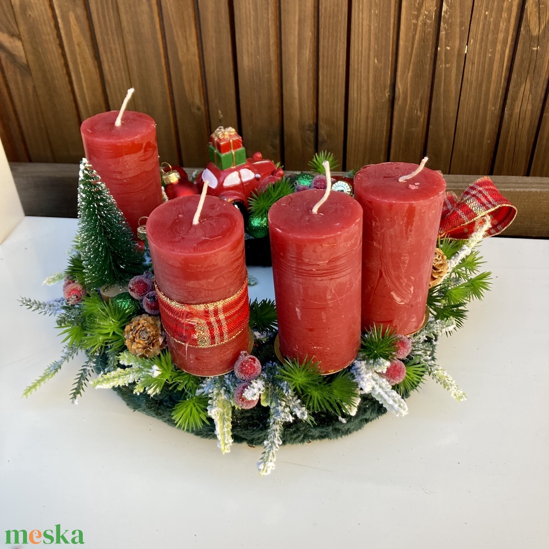 Klasszikus adventi koszorú - karácsony - adventi díszek - adventi koszorú - Meska.hu Klasszikus adventi koszorú - karácsony - adventi díszek - adventi koszorú - Meska.hu