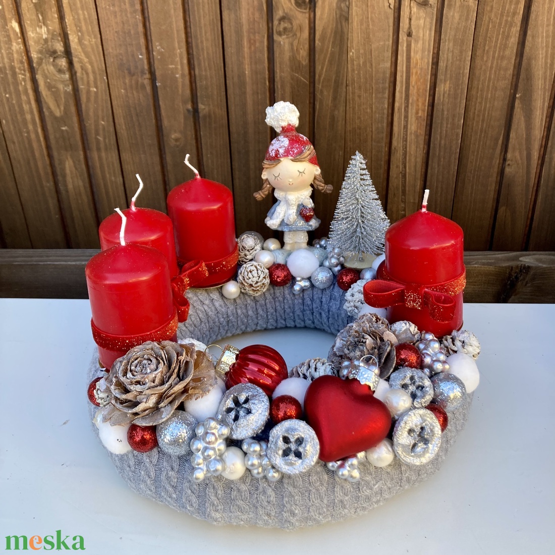 Adventi koszorú - karácsony - adventi díszek - adventi koszorú - Meska.hu Adventi koszorú - karácsony - adventi díszek - adventi koszorú - Meska.hu