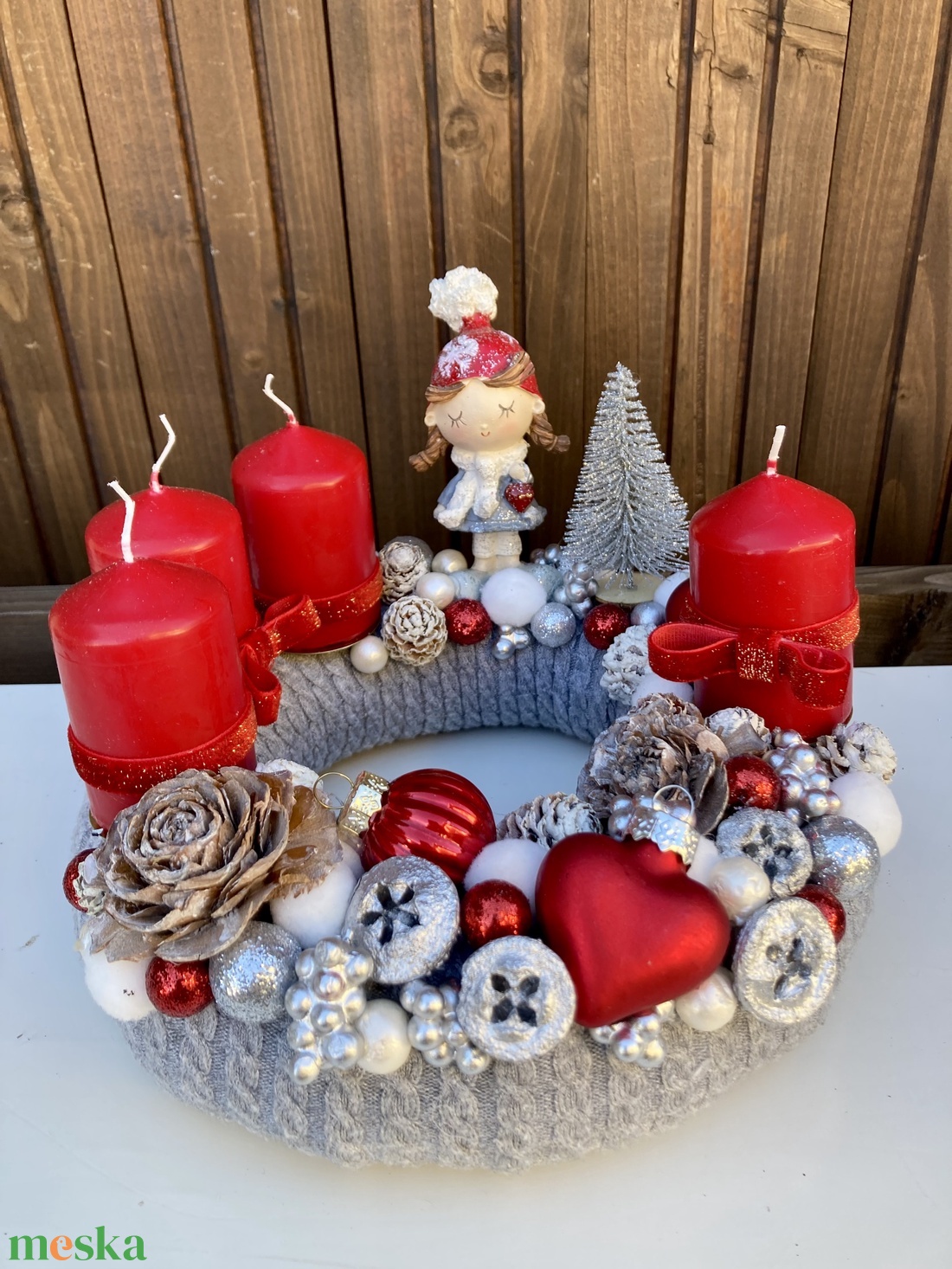 Adventi koszorú - karácsony - adventi díszek - adventi koszorú - Meska.hu Adventi koszorú - karácsony - adventi díszek - adventi koszorú - Meska.hu