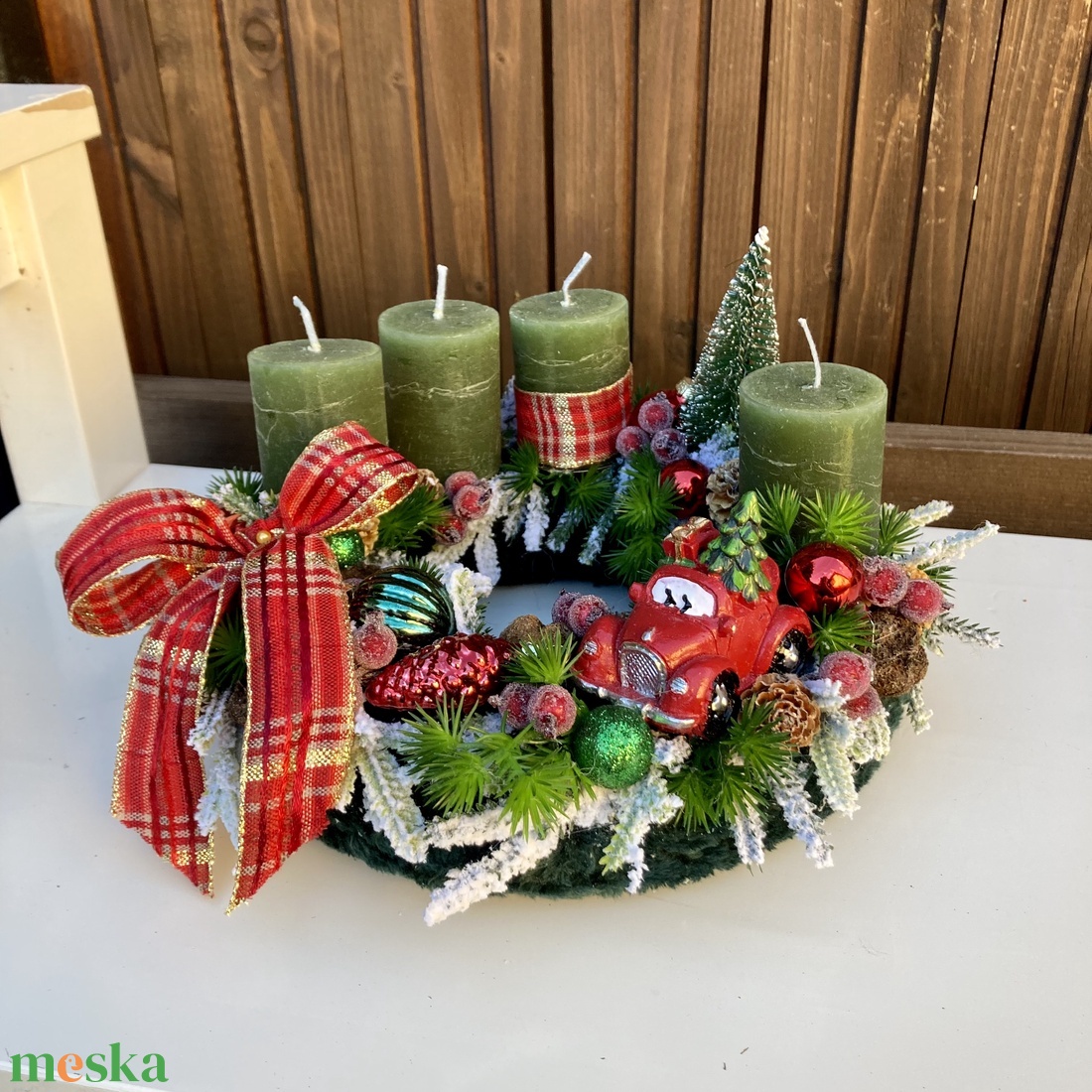 Klasszikus adventi koszorú - karácsony - adventi díszek - adventi koszorú - Meska.hu Klasszikus adventi koszorú - karácsony - adventi díszek - adventi koszorú - Meska.hu