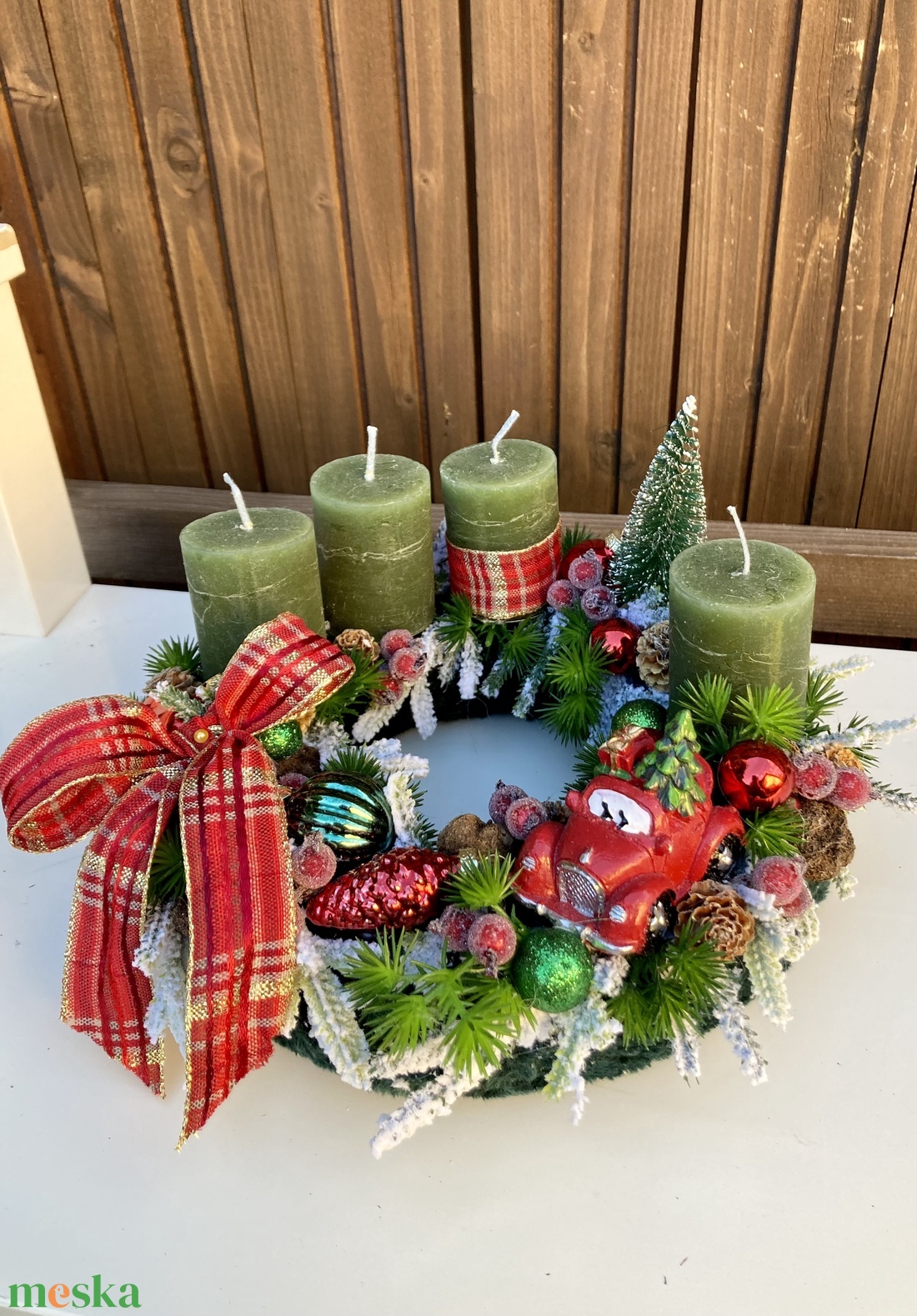 Klasszikus adventi koszorú - karácsony - adventi díszek - adventi koszorú - Meska.hu Klasszikus adventi koszorú - karácsony - adventi díszek - adventi koszorú - Meska.hu