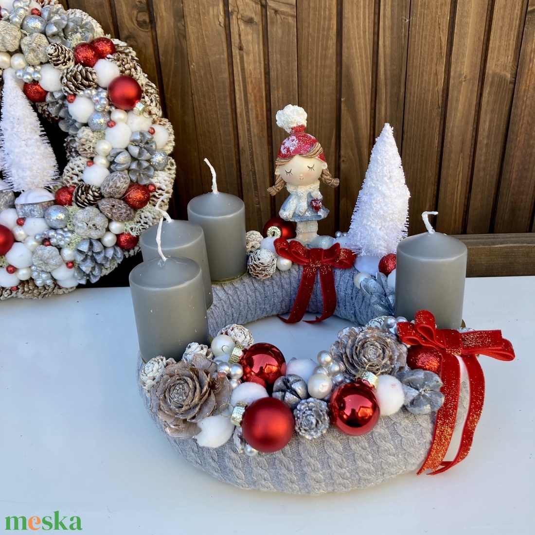 Adventi koszorú - karácsony - adventi díszek - adventi koszorú - Meska.hu Adventi koszorú - karácsony - adventi díszek - adventi koszorú - Meska.hu