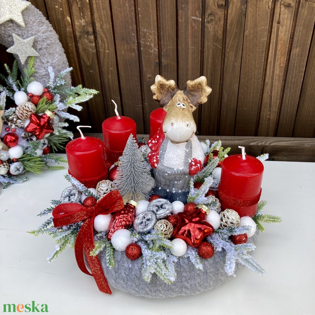 Adventi koszorú  - karácsony - adventi díszek - adventi koszorú - Meska.hu Adventi koszorú  - karácsony - adventi díszek - adventi koszorú - Meska.hu