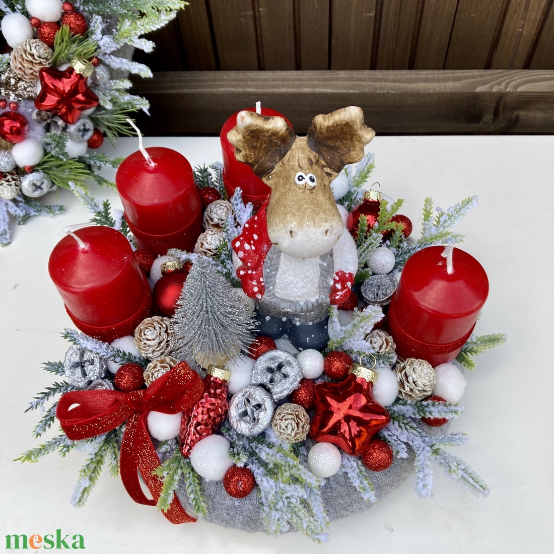 Adventi koszorú  - karácsony - adventi díszek - adventi koszorú - Meska.hu Adventi koszorú  - karácsony - adventi díszek - adventi koszorú - Meska.hu