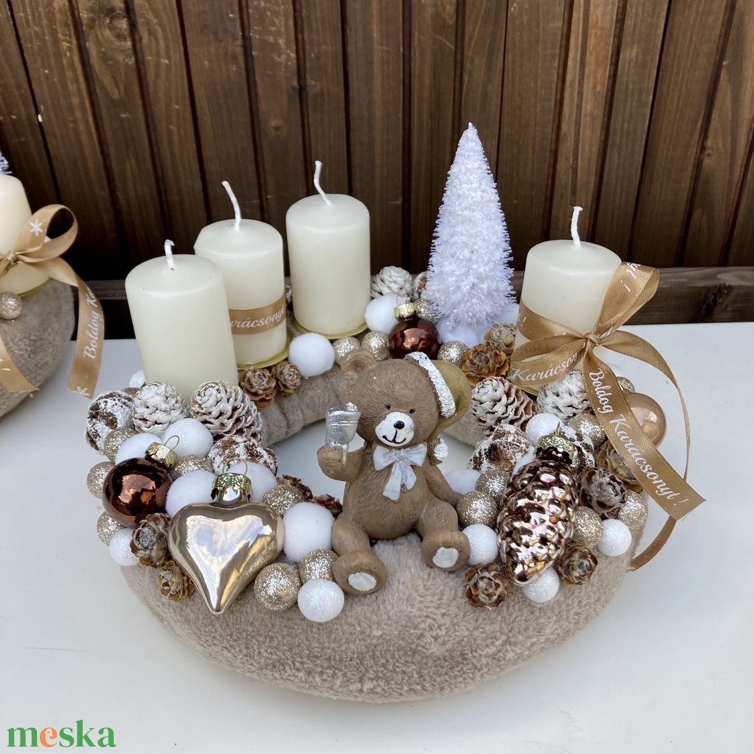 Adventi koszorú  - karácsony - adventi díszek - adventi koszorú - Meska.hu Adventi koszorú  - karácsony - adventi díszek - adventi koszorú - Meska.hu