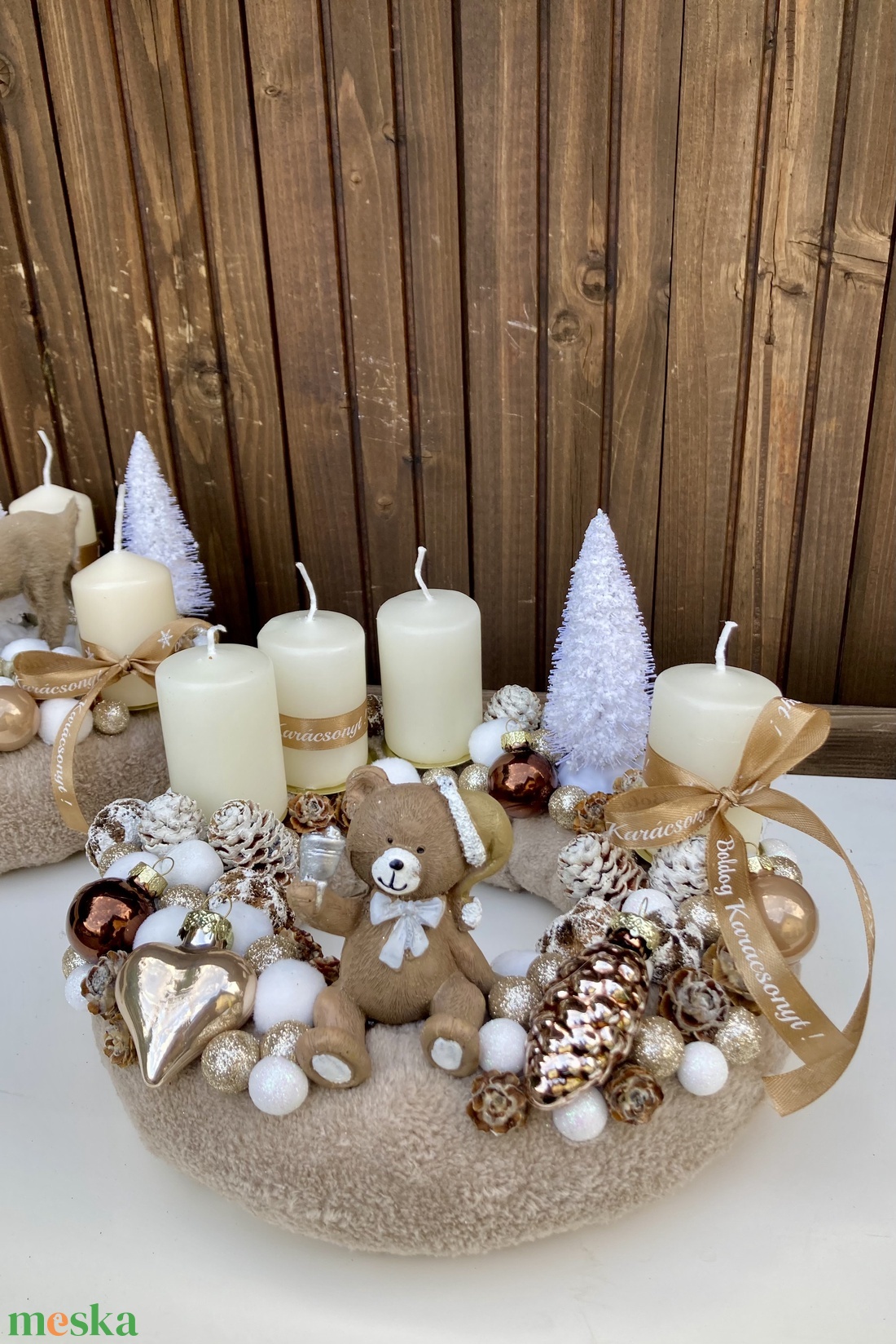 Adventi koszorú  - karácsony - adventi díszek - adventi koszorú - Meska.hu Adventi koszorú  - karácsony - adventi díszek - adventi koszorú - Meska.hu