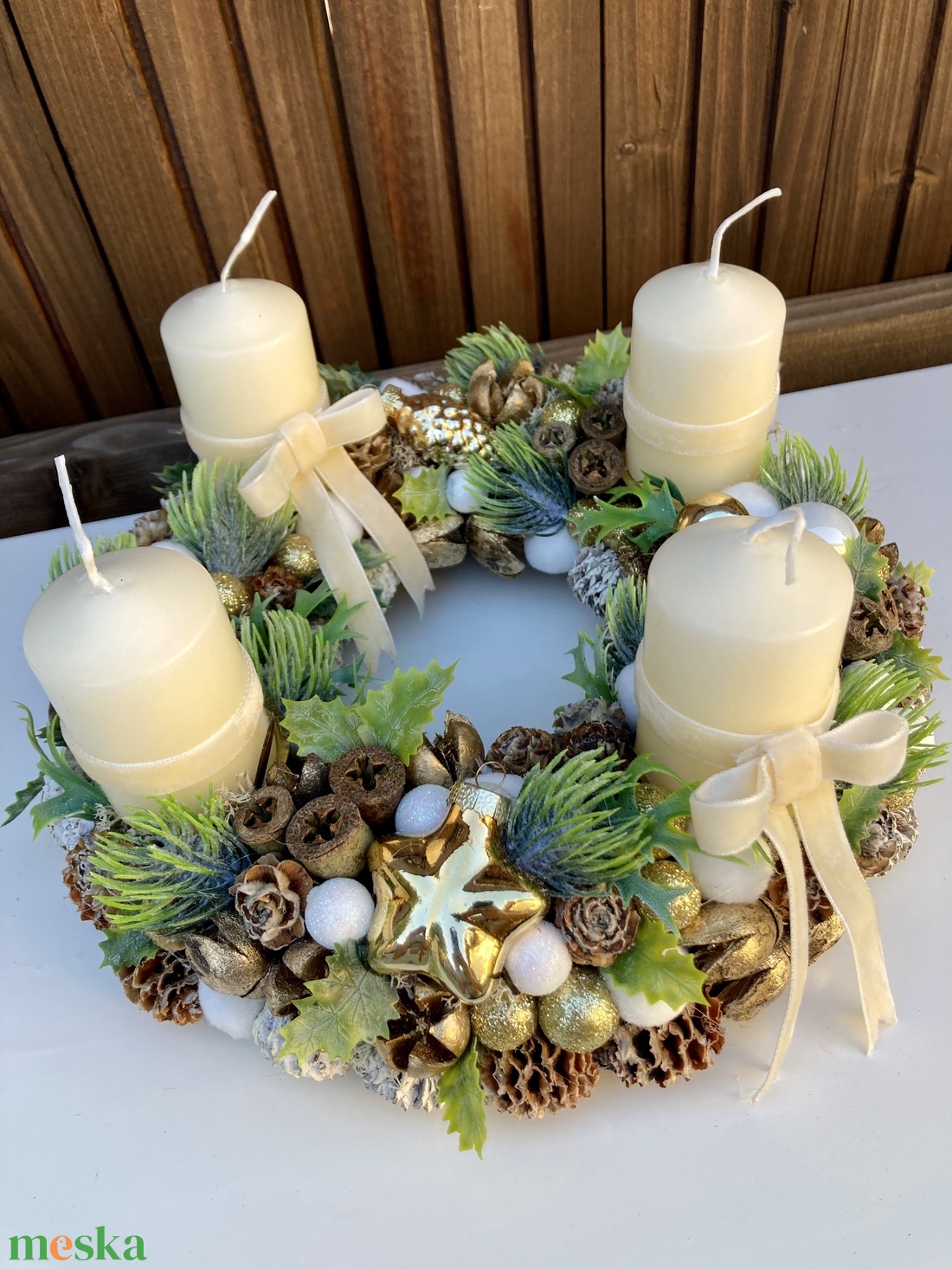 Adventi koszorú - karácsony - adventi díszek - adventi koszorú - Meska.hu Adventi koszorú - karácsony - adventi díszek - adventi koszorú - Meska.hu