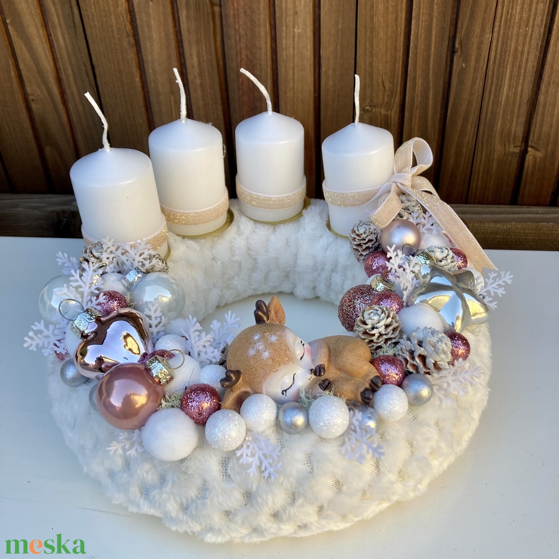 Adventi koszorú - karácsony - adventi díszek - adventi koszorú - Meska.hu