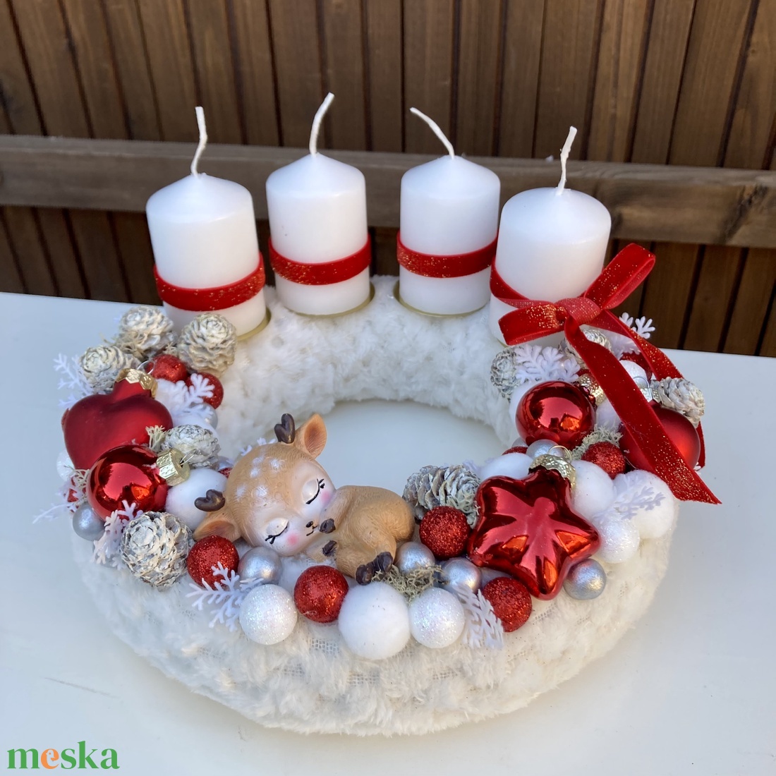 Adventi koszorú - karácsony - adventi díszek - adventi koszorú - Meska.hu