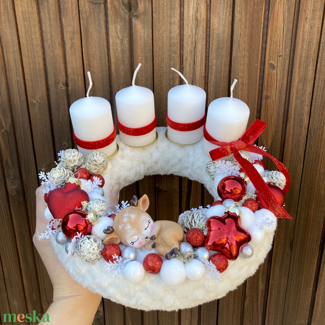 Adventi koszorú - karácsony - adventi díszek - adventi koszorú - Meska.hu