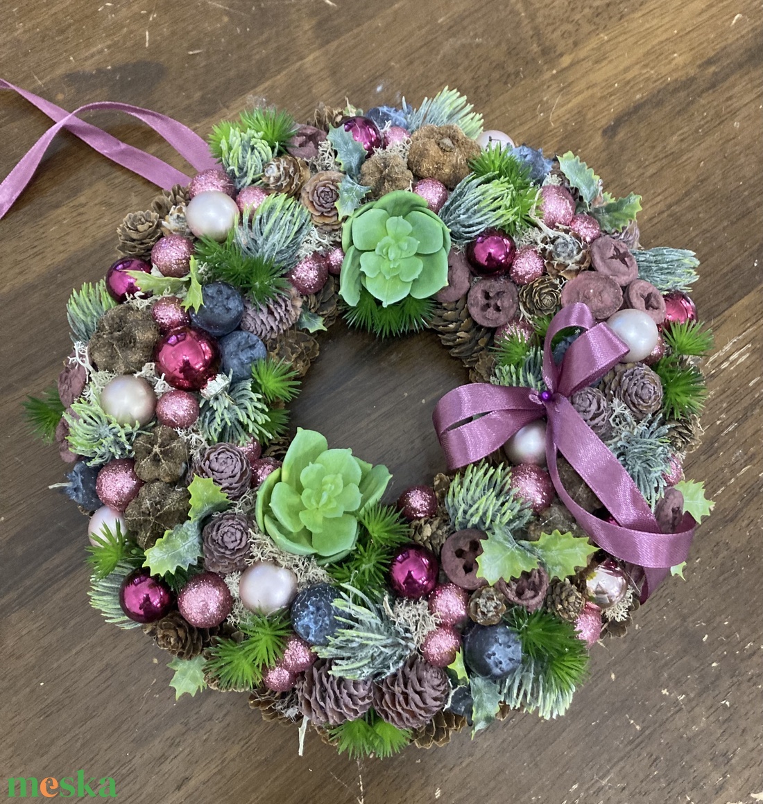 Adventi ajtódísz  - karácsony - adventi díszek - adventi ajtódísz - Meska.hu