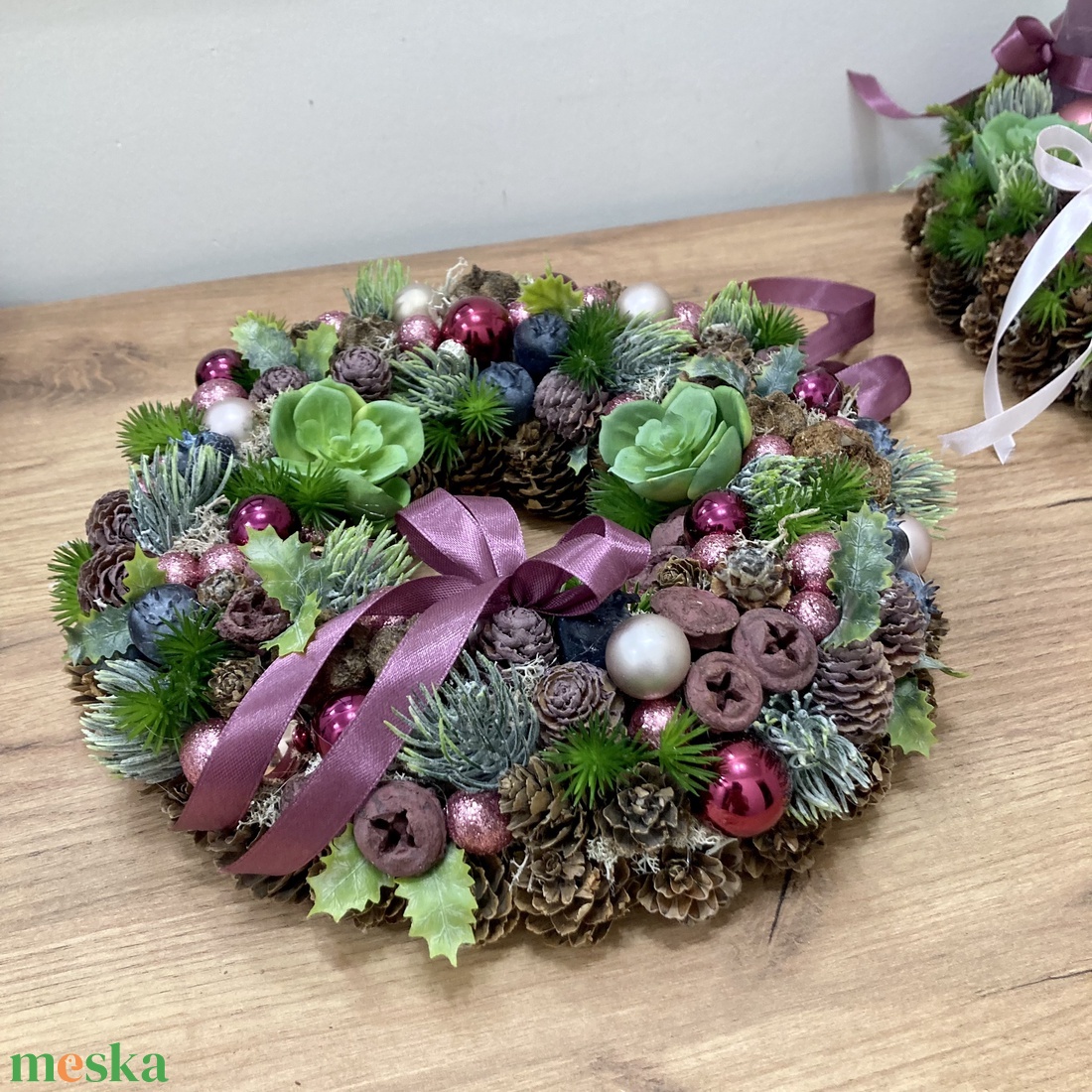 Adventi ajtódísz  - karácsony - adventi díszek - adventi ajtódísz - Meska.hu