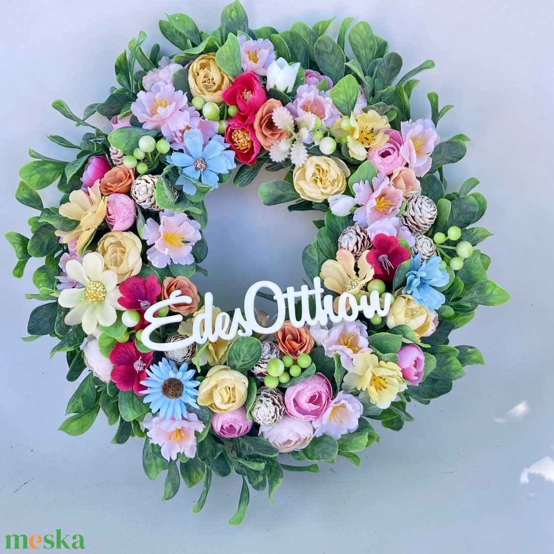 Tavaszi nyári ajtódísz  - otthon & életmód - dekoráció - ajtó- és ablak dekoráció - ajtódísz & kopogtató - Meska.hu